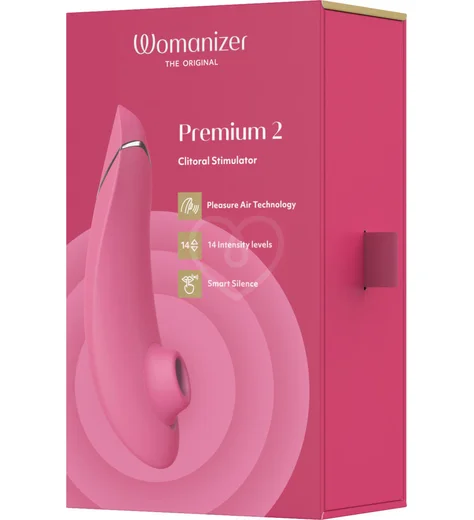 Бесконтактный клиторальный стимулятор Womanizer Premium 2 розовый фото 9
