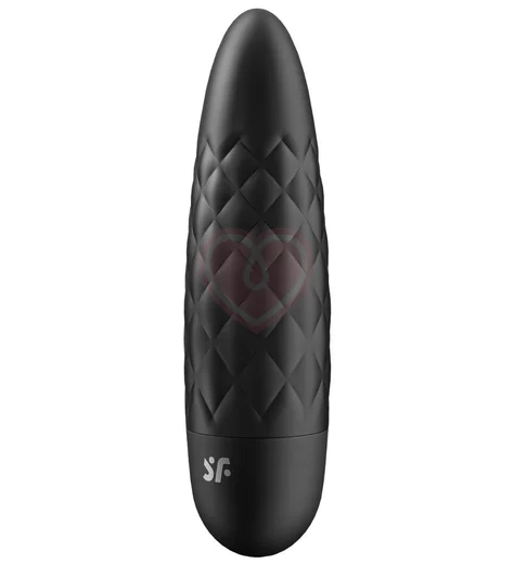 Рельефная вибропуля Satisfyer Ultra Power Bullet 5 чёрная фото 4