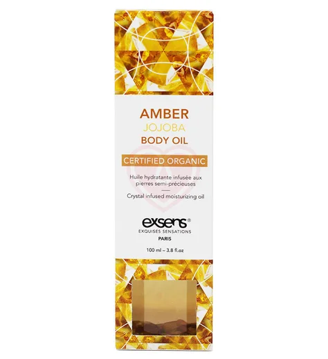 Массажное масло Exsens Amber Jojoba с янтарём и жожоба 100 мл фото 2