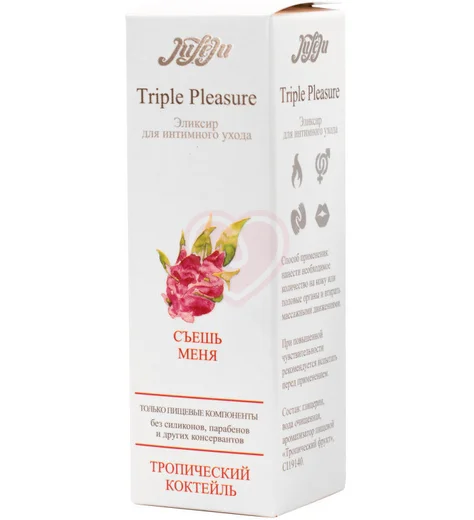 Эликсир для орального секса Juleju Triple Pleasure Тропический коктейль 65 г фото 3