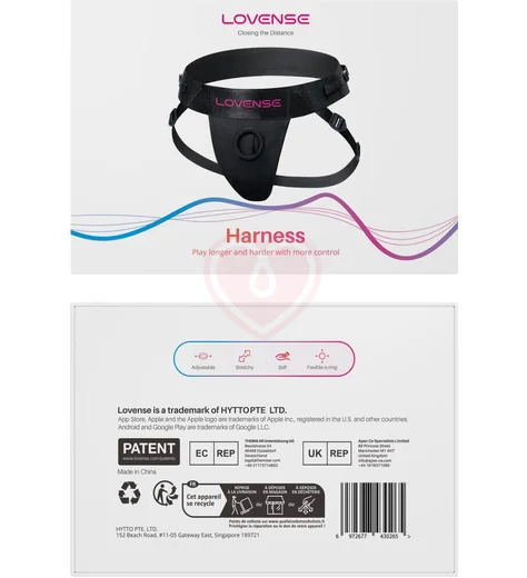 Крепление для страпона Lovense Lapis чёрные фото 4