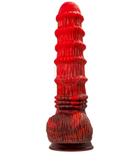 Вибратор на присоске Toyfa Black&Red Monster Tops чёрно-красный фото 2