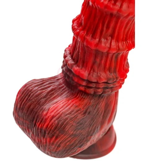 Вибратор на присоске Toyfa Black&Red Monster Tops чёрно-красный фото 4