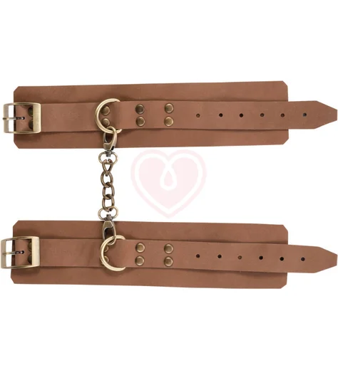 Наручники Rebelts Maya Brown коричневые фото 2