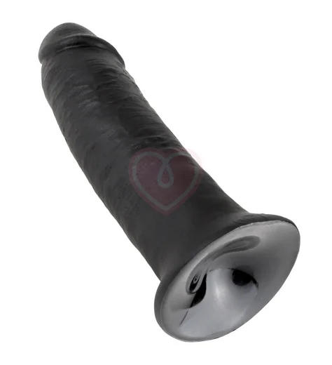 Фаллоимитатор на присоске King Cock 26 см чёрный фото 2