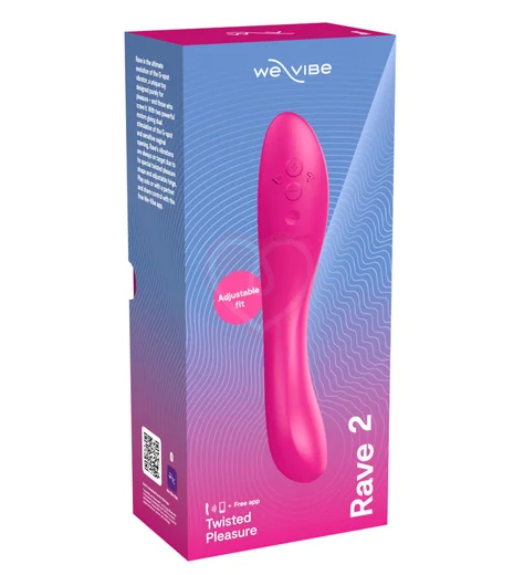 Вибратор для зоны G We-Vibe Rave 2 с управлением от приложения розовый фото 4