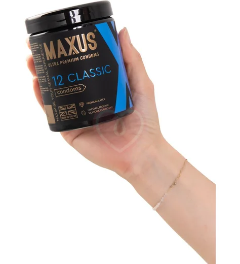 Набор классических презервативов Maxus Classic X-Edition 12 шт с кейсом фото 6