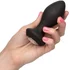 Анальная пробка с кристаллом и вибрацией Power Gem Vibrating Crystal Probe черная фото 3