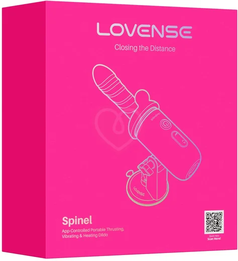 Секс-машина с дистанционным управлением Lovense Spinel Thrusting белая фото 5