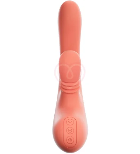 Вибратор кролик Amovibe Vibella коралловый фото 2