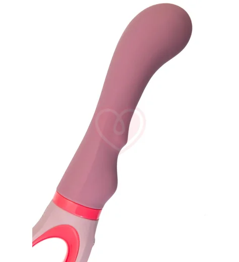 Рельефный вибратор с ручкой-кольцом Flovetta Rose розовый фото 5