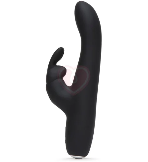 Вибратор со стимуляцией клитора '50 оттенков серого' Greedy Girl Slimline фото 2