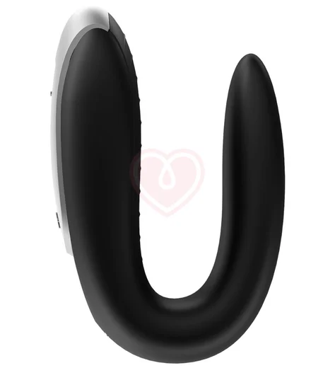 Парный вибратор Satisfyer Double Fun с управлением от приложения или пульта чёрный фото 2