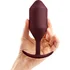 Утяжелённая анальная пробка для ношения b-Vibe Snug Plug 5 большая бордовая фото 2