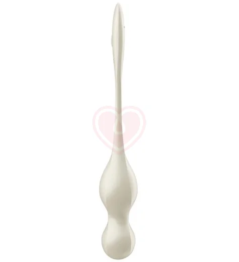 Вагинальные шарики с вибрацией Satisfyer Love Birds 1 белые фото 2