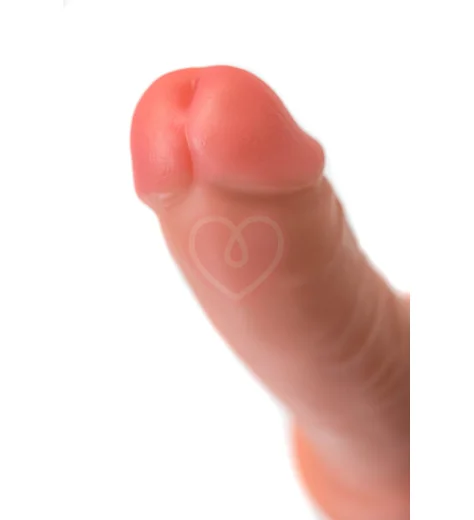 Реалистичный фаллоимитатор на присоске RealStick Caliber 20-4 телесный фото 7