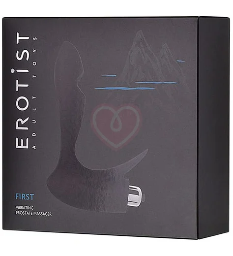 Стимулятор простаты с вибрацией Erotist First чёрный фото 5