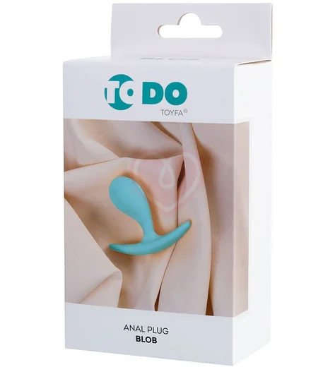 Анальная пробка ToDo Blob мятная фото 5