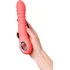Вибратор с функцией толчков вверх-вниз Flovetta Flox коралловый фото 6