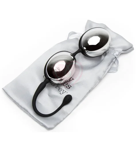 Вагинальные шарики '50 оттенков серого' Inner Goddess Silver Jiggle 67 г фото 2