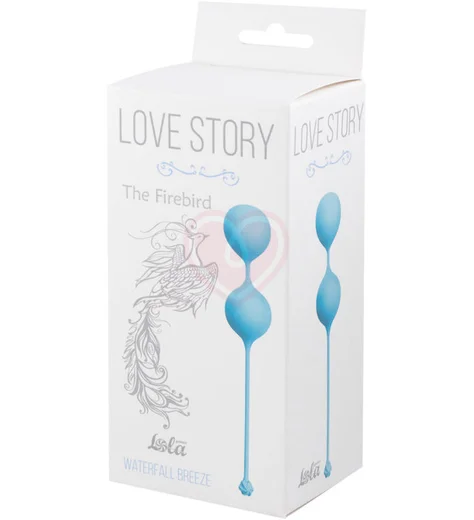 Вагинальные шарики Love Story The Firebird голубые фото 2