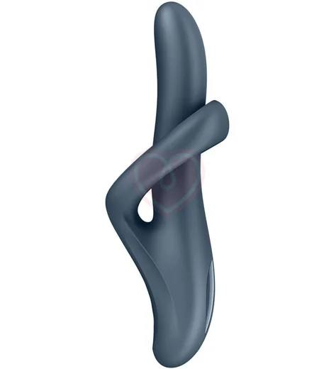 Вибратор с ротацией и нагревом Satisfyer Heat Flex 4 серый фото 4
