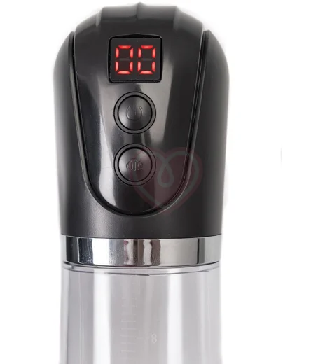 Автоматическая помпа для увеличения члена Sexus Men Expert Ivar чёрная фото 6