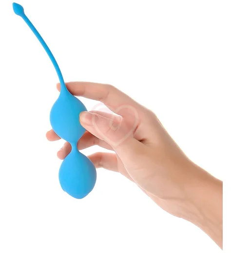 Вагинальные шарики со смещённым центром тяжести A-Toys by Toyfa Trot голубые фото 4