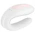 Вибратор для пар с управлением от приложения Satisfyer Double Joy белый фото 4