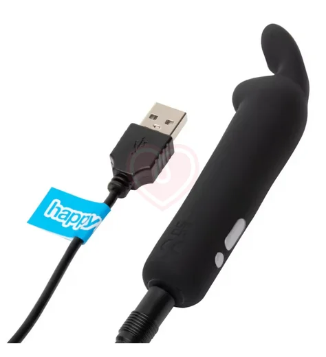 Вибропуля Happy Rabbit чёрная фото 4