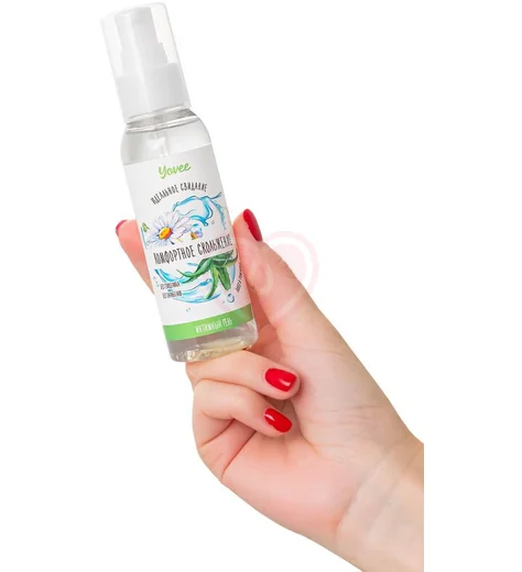 Увлажняющая гель-смазка Yovee Комфортное скольжение с Д-Пантенолом, алоэ и ромашкой 100 мл фото 2