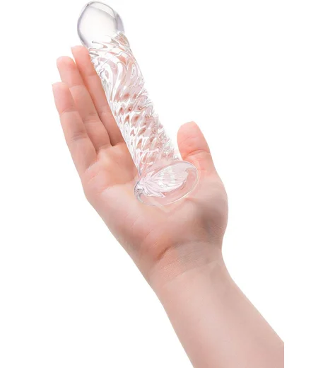 Стеклянный фаллоимитатор Sexus Glass прозрачный фото 2