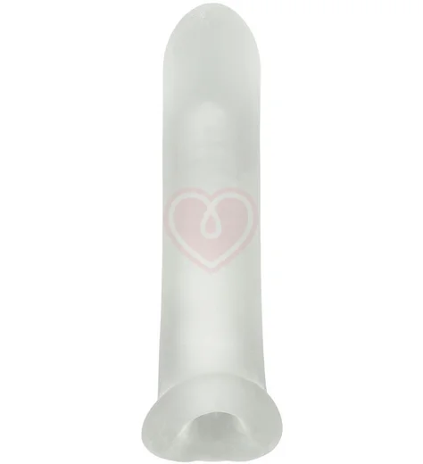 Насадка-удлинитель с отверстием для мошонки Lola Games Super Hero Titan белая фото 2