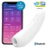 Вакуумный стимулятор с приложением Satisfyer Curvy 1+ белый фото 4