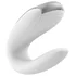 Парный вибратор Satisfyer Double Fun с управлением от приложения или пульта белый фото 3