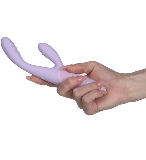 Вибратор с гибкой головкой и клиторальным стимулятором Svakom Cici+ 2 с функцией нагрева лиловый фото 5