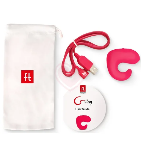 Мини-вибратор на палец Gvibe Gring розовый фото 6