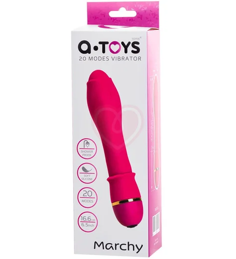 Вибратор A-Toys by Toyfa Marchy розовый фото 4