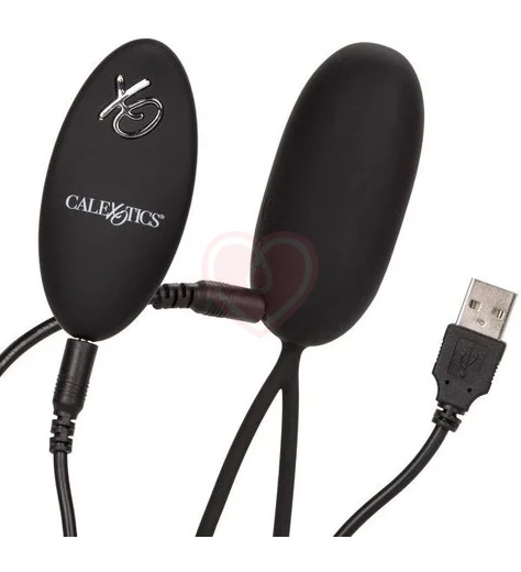 Виброяйцо с пультом управления Silicone Remote Egg чёрное фото 5