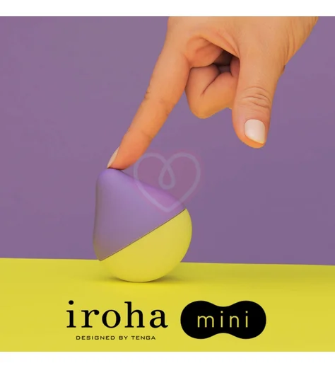 Мини-вибратор Tenga Iroha Mini Fuji-Lemon жёлто-фиолетовый фото 3