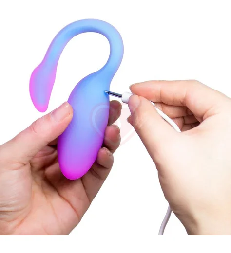 Вибратор Magic Motion Flamingo Max с дистанционным управлением голубой фото 2