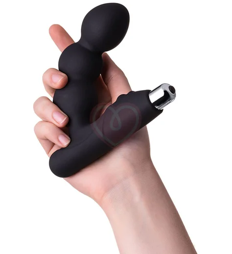 Вибростимулятор простаты с загнутой головкой Erotist Fourth чёрный фото 4