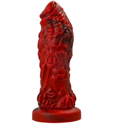 Вибратор на присоске Toyfa Black&Red Monster Docus чёрно-красный фото 3