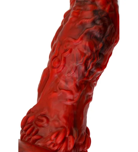 Вибратор на присоске Toyfa Black&Red Monster Docus чёрно-красный фото 4