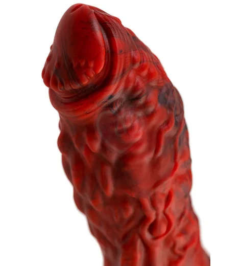 Вибратор на присоске Toyfa Black&Red Monster Docus чёрно-красный фото 5