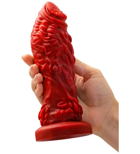 Вибратор на присоске Toyfa Black&Red Monster Docus чёрно-красный фото 7