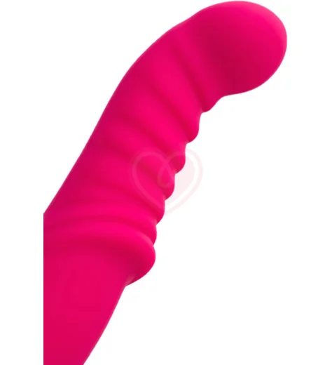 Ребристый вибратор A-Toys by Toyfa Capy розовый фото 4