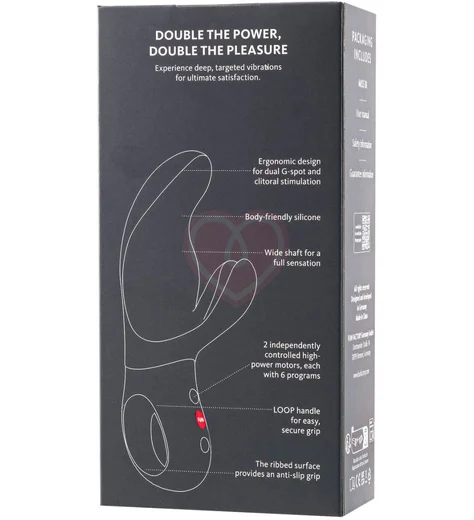 Вибратор со стимулятором клитора и точки G Fun Factory MiSS Bi фиолетовый фото 6