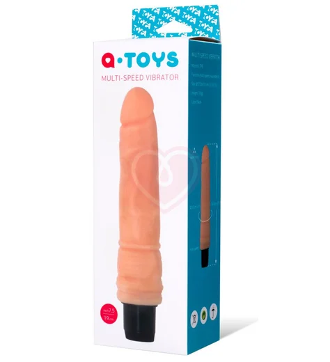 Вибратор реалистичный с дополнительным рельефом ToyFa A-Toys 17 см фото 2