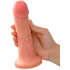 Реалистичный фаллоимитатор на присоске RealStick Caliber 16-3 телесный фото 8